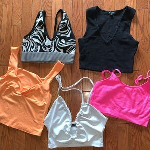 Trendy Women's Crop Tops Set